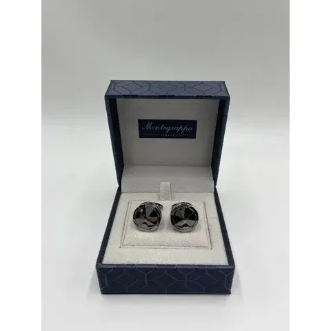 Запонки NEROUNO LINEA MONTEGRAPPA