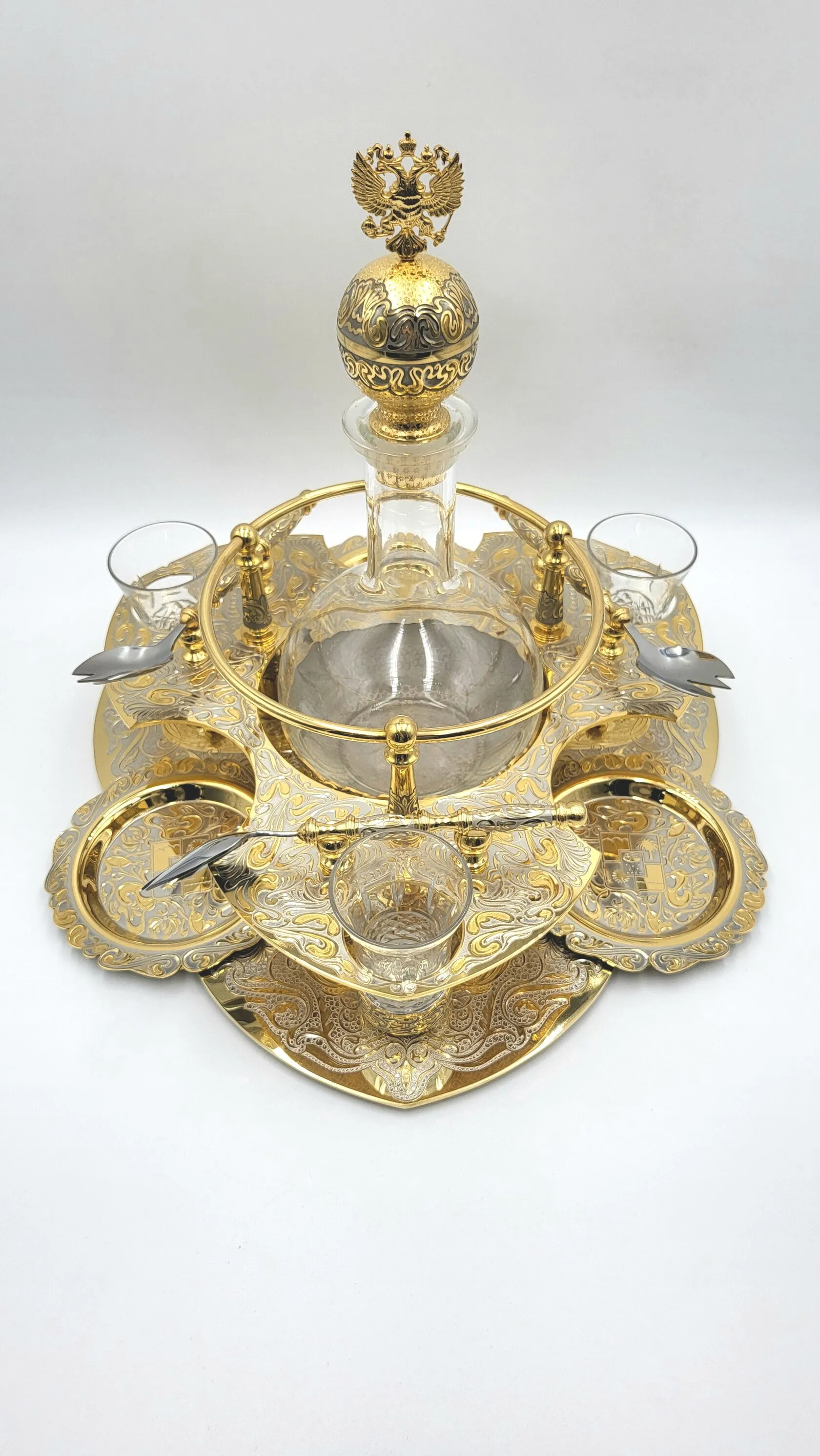 Набор водочный "Тройка", Златоуст