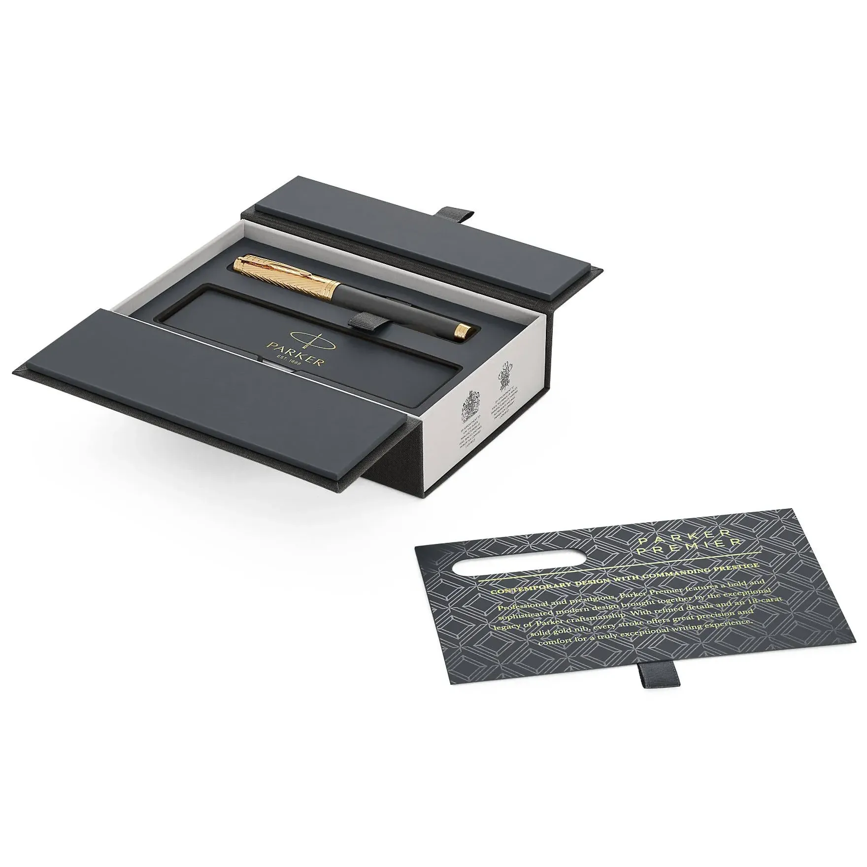 Шариковая ручка Parker Premier Storm Grey K561